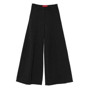 The Latest Women Alma Wool Blend Wide-Leg Trousers